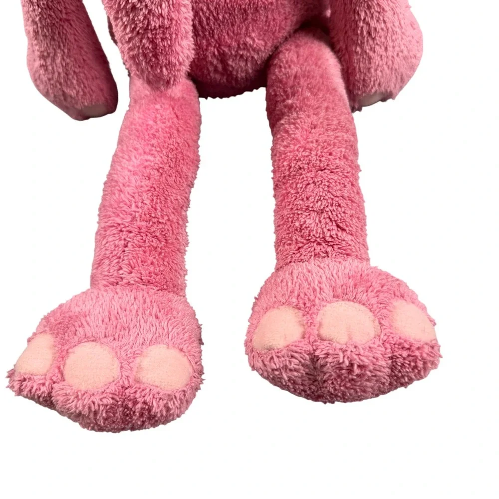 Pottery Barn Kids Pink Elephant Plush Stuffed Animal PBK Lovey Soft Cuddle Toy